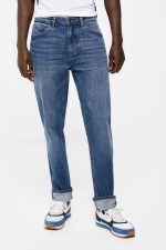 Легкі джинси крою Slim Fit синього кольору (розмір 28)