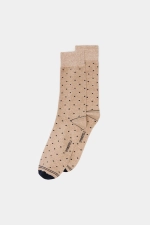 Довгі шкарпетки в мікро-горошок