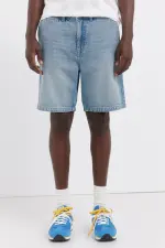 Джинсовые бермуды чинос straight fit
