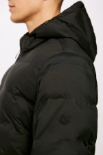 Куртка стьобана термоутеплена з капюшоном