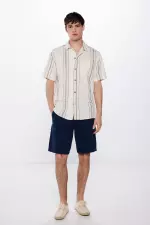 Лляні бермуди крою Comfort fit