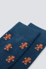 Шкарпетки з принтом у вигляді пряників