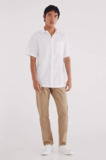 Брюки-чиносы кроя Slim fit с микропринтом