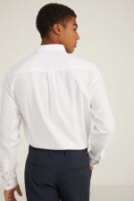 Рубашка с длинными рукавами из текстурной ткани