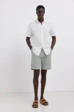 Бермуды шамбре comfort slim fit