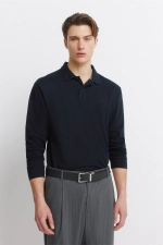 Поло  з довгим рукавом, regular fit