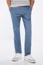 Брюки-чинос с микропринтом Slim fit