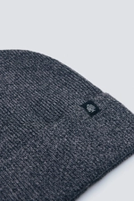 Шапка-біні меланжового кольору