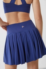 Синя спідниця з вшитими шортами для тенісу
