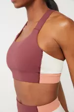 Спортивний бюстгальтер бордового кольору 4D Stretch
