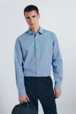 Поплиновая рубашка в клетку