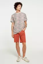 Легкие шорты-бермуды Slim Fit с 5 карманами