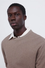 Светр структурний з круглим вирізом