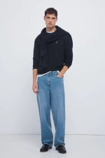 Структурований джемпер з круглим вирізом