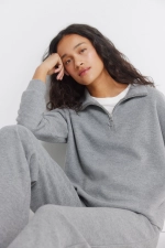 Світшот із коміром на блискавці