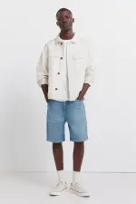 Джинсові бермуди прямого крою regular fit