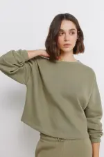 Однотонный свитшот