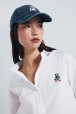 Бейсболка з вишивкою ведмедика