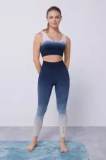 Безшовний спортивний бюстгальтер Comfort з ефектом омбре