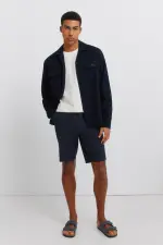 Бермуды добби с льном comfort fit