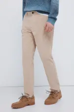 Брюки чинос из вельвета кроя slim fit