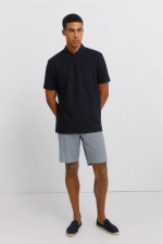 Бермуди доббі з льоном comfort fit