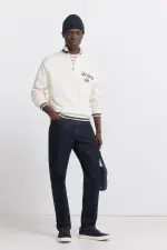Джинсы с эффектом "размывания краски", regular fit