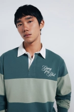 Поло с длинным рукавом