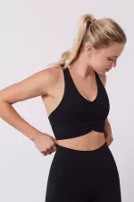 Чорний спортивний бюстгальтер Soft Move