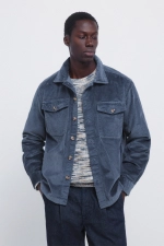 Вельветова сорочка-куртка