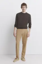 Брюки чинос из вельвета кроя slim fit
