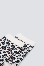 Короткі шкарпетки з анімалістичним принтом