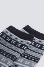 Довгі шкарпетки з жакардовим принтом