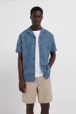 Поло рубашечного кроя из жаккарда regular fit
