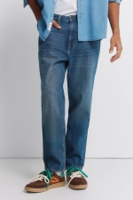 Джинси з ефектом тонування, стиль regular fit
