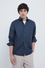 Фланелевая рубашка с налокотниками