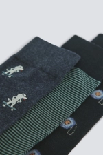 Довгі шкарпетки з принтом