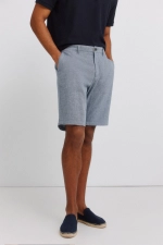 Бермуди доббі з льоном comfort fit