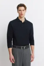 Поло с длинным рукавом, regular fit