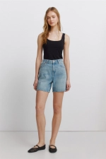 Джинсові бермуди