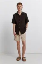 Бермуды в полоску comfort slim fit