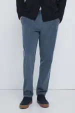 Брюки чинос из вельвета кроя slim fit