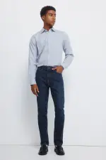 Джинсы Slim Fit с эффектом потертости