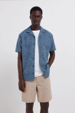 Поло рубашечного кроя из жаккарда regular fit