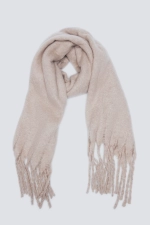 Однотонный шарф из мягкой ткани