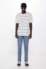 Легкие цветные брюки кроя Slim fit с 5 карманами