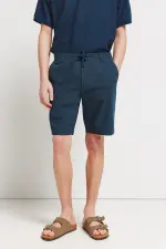 Бермуды slim fit из льна