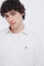 Фланелевая рубашка с налокотниками