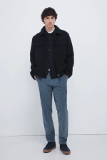 Штани чінос з вельвету крою slim fit