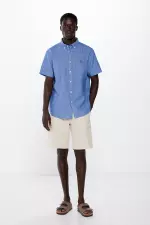Лляні бермуди крою Comfort fit